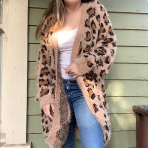 Leopard Print Cardigan